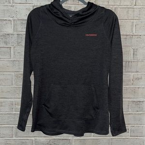 New Balance grey long sleeve lightweight hoodie. Dry fit. Size L. EUC